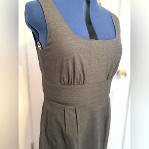 J Crew career dress in charcoal. Size 10. Beautifully tailored.